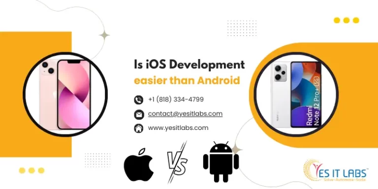 iOS development and Android development