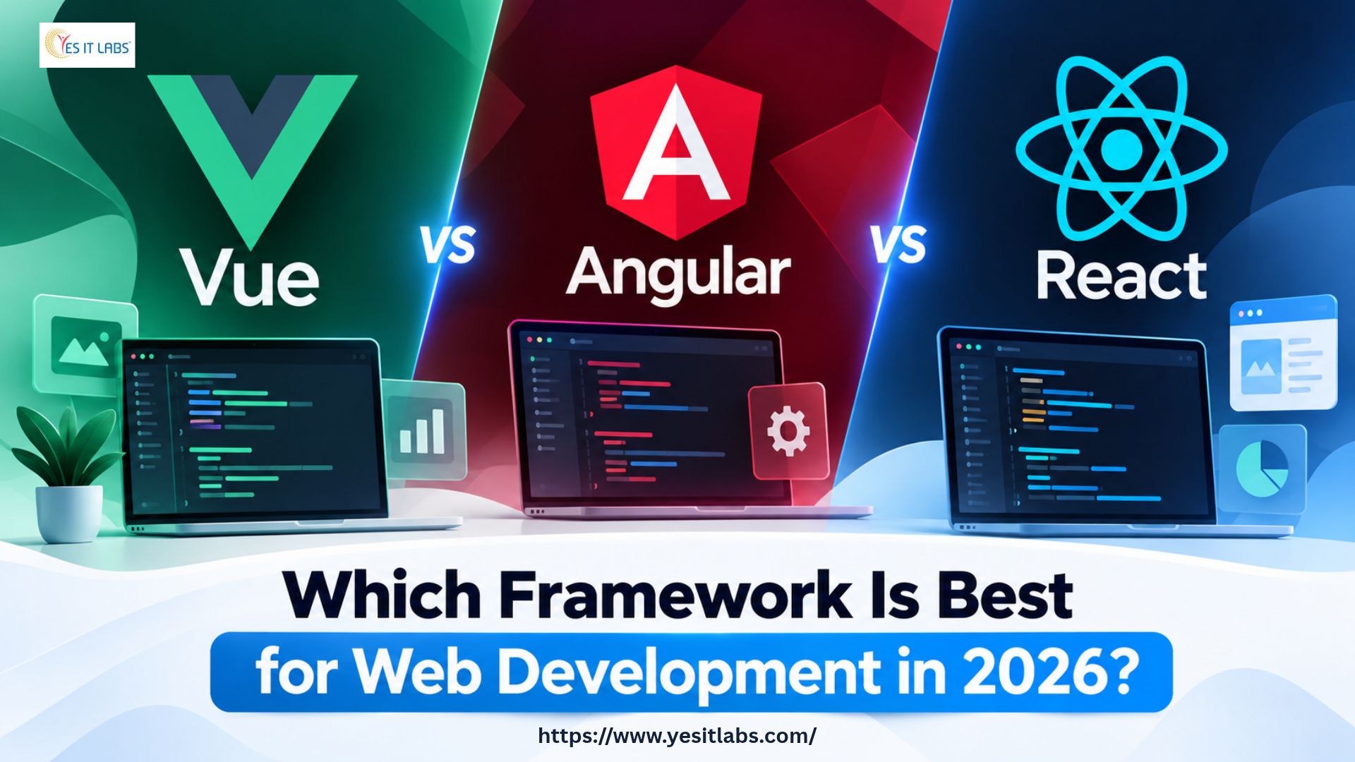 Vue vs Angular vs React